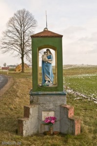Sierakowo | kapliczka Matki Boskiej | od zachodu | stan na 2015-01-29