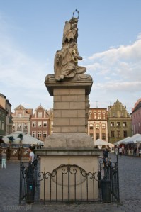 Poznań | figura św. Jana Nepomucena| od południowego-zachodu | stan na 2013-08-24