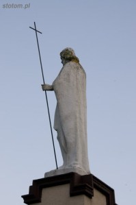 Pisz | figura św. Jana | od północnego-zachodu | stan na 2014-07-17