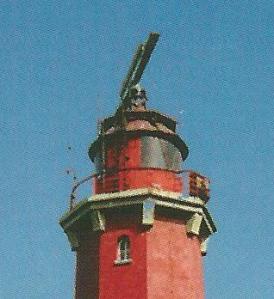 Fragment pocztówki z helską latarnią morską z 1994 roku | P.W.W. "ZET" Wrocław