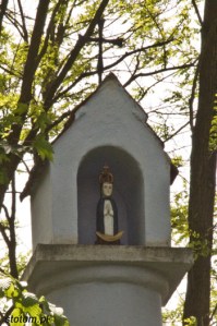 Sierpc | kapliczka Matki Boskiej Skępskiej | fragment | od północy | stan na 2015-05-31