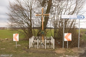 Mierzynek | krzyż | widok ogólny | od południowego-zachodu | stan na 2016-03-18