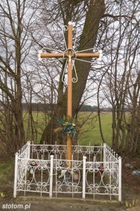 Mierzynek | krzyż | widok ogólny | od południowego-zachodu | stan na 2016-03-18
