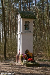 Przeczno | kapliczka św. Rozalii i św. Rocha | widok ogólny | od północy | stan na 2016-03-31