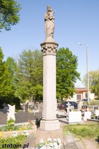 Kruszwica | kolumna Matki Boskiej | widok ogólny | od zachodu | stan na 2016-05-07