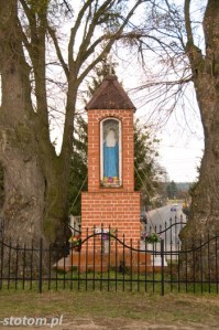 Młyniec Pierwszy | kapliczka Matki Boskiej | widok ogólny | od południowego-zachodu | stan na 2016-03-18