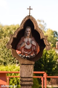 Święta Lipka | kapliczka Chrystusa Gorejące Serce | fragment | od południa | stan na 2016-08-15