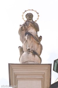 Sandomierz | figura Matki Bożej Niepokalanej | widok ogólny | od wschodu | stan na 2016-07-13