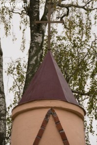 Kisielice | kapliczka św. Antoniego | fragment |  od zachodu | stan na 2016-10-12