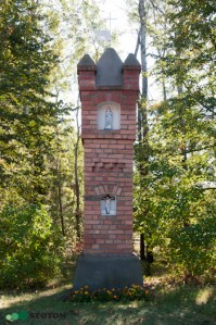Szramowo | kapliczka | widok ogólny | od zachodu | stan na 2016-09-15