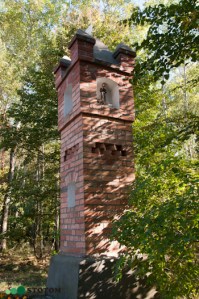 Szramowo | kapliczka | widok ogólny | od południowego-zachodu | stan na 2016-09-15