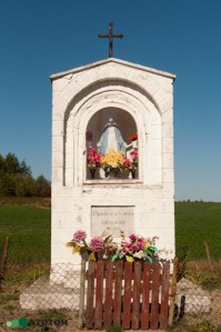 Kruszynki | kapliczka Matki Boskiej | widok ogólny | od południa | stan na 2016-09-15