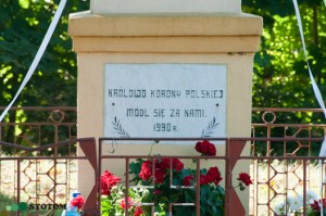 Chojno | kapliczka Matki Boskiej | fragment | od wschodu | stan na 2016-09-15