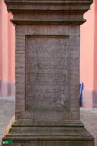Święta Lipka | figura Niepokalanej Panny Marii | fragment - od północnego-zachodu | stan na 2016-08-15