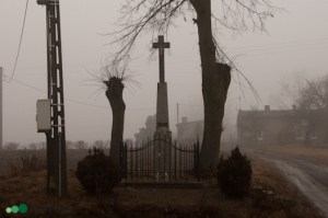 Wąbrzeźno | krzyż | widok ogólny | od południa | stan na 2017-02-17