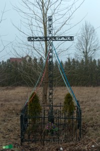 Gronowo | krzyż | widok ogólny | od zachodu | stan na 2017-02-17
