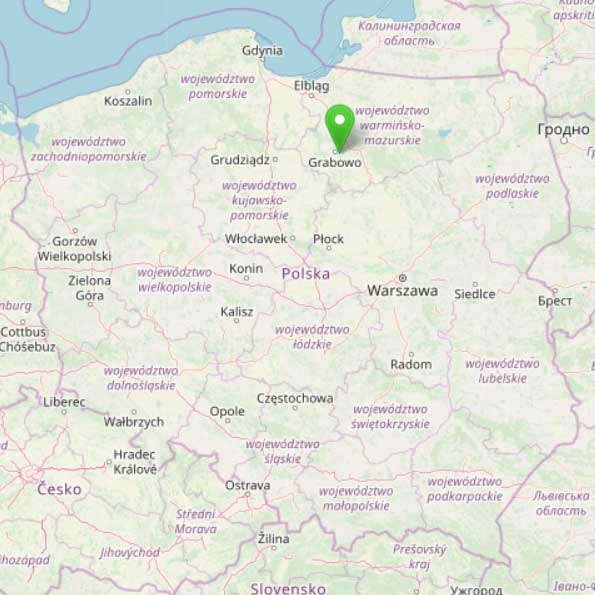 Wiadukt i most w Glaznotach - mapa 1