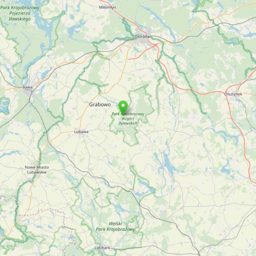 Wiadukt i most w Glaznotach - mapa 2